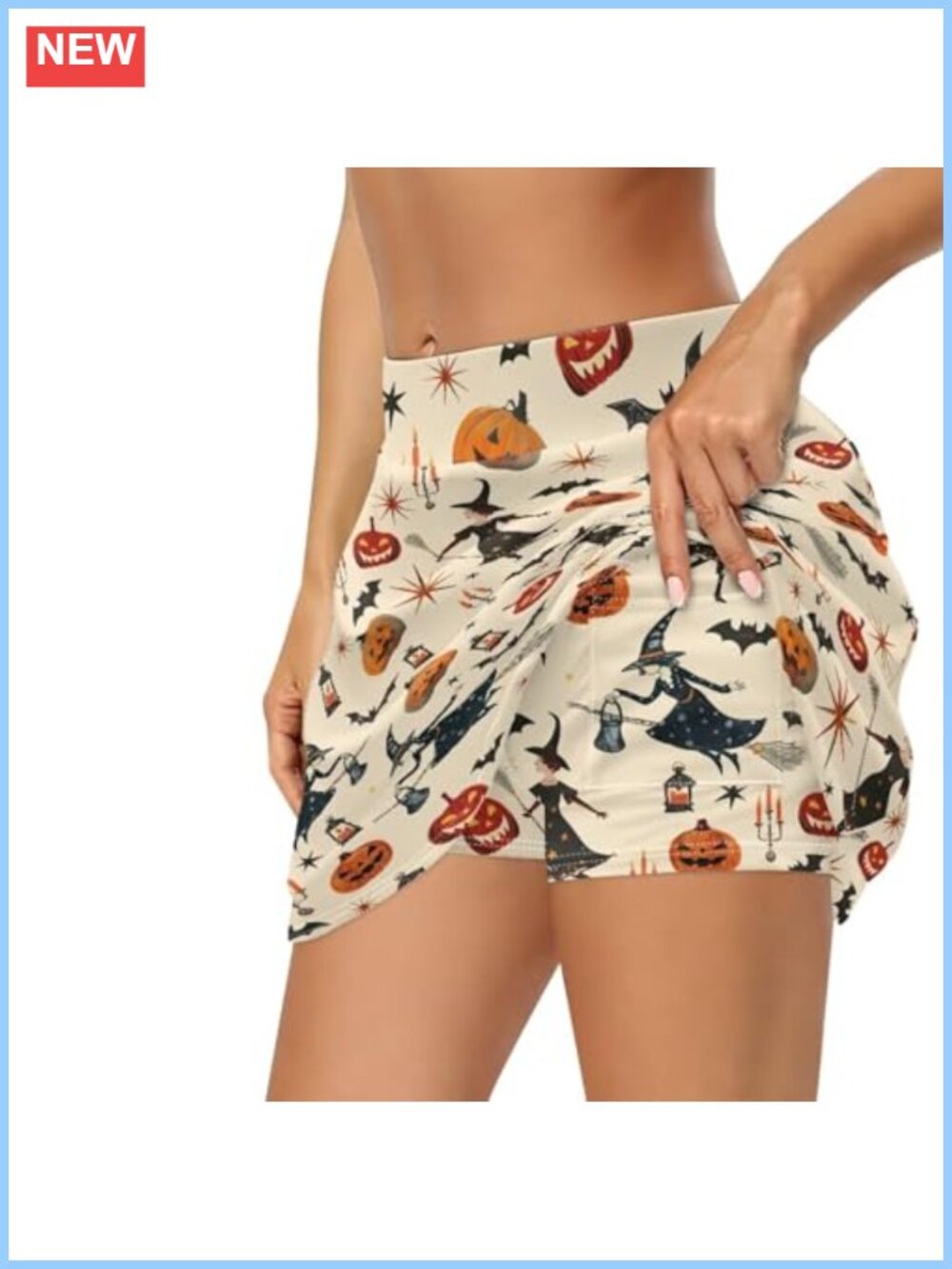 High Waisted Athletic Golf Skirt with Pockets Shorts